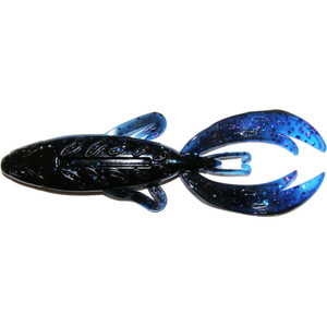 Big Bite Rojas Fighting Frog - 4'' Blk BlFl/Saphire Lam 7p