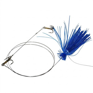 Blue Water Candy - 4x4 Rigged PrvtStk - (2) #4 Treble Blue