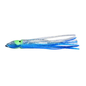 Blue Water Candy - Squid Pack - 4.5'' Blue/Silver 5pk