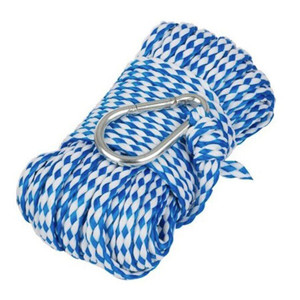 BOAT Anchor Line - 1/4''x50' Hollow Braided PP
