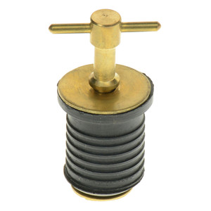 BOAT Drain Plug - Twist 1'' Brass