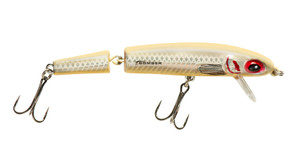 Bomber Jointed Wake Minnow - 5.375'' Bone Flash
