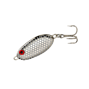 Bomber Slab Spoon - 7/8oz 3D Silver/Silver