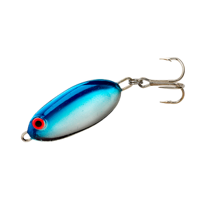 Bomber Slab Spoon - 7/8oz Chrome/Blue Back