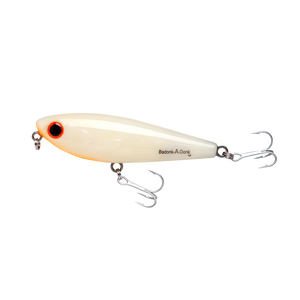 Bomber Saltwater Badonk Lo P - 1/2oz 3.5'' Bone/OrgThroat
