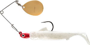 Bomber Saltwater Drum Beater - 1/4oz #4.54/0Red/PearlSlvFl