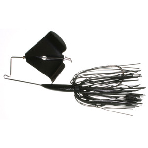 Boogerman Buzz Bait - 1/4oz Black/Black Blade