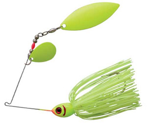 Booyah Glow Blade Tandem - 1/2oz Chartreuse/Chartreuse