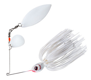 Booyah Glow Blade Tandem - 3/8oz Pearl White/Snw White