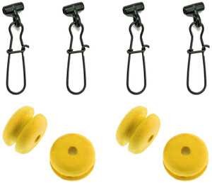 Boss Kat Sinker Slides & - #5/#6 Black/Yellow