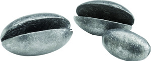 Bullet Weight Egg Sinker - #4 Unpainted 20pk
