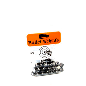 Bullet Weight Round SpltShot - #4 Unpainted 20pk