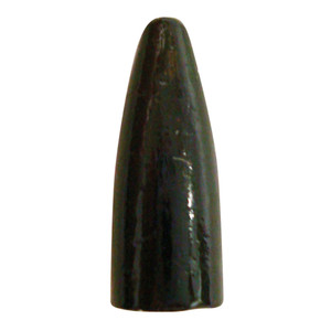 Bullet Weight Worm - 1/4oz Black 5/pk
