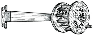 BurkeOut BaitUp Rattlewheel - Hinged Arm