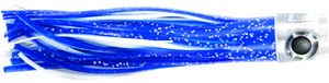 C&H Lures - Lil' Stubby Lure - 5.5'' Blue/White Skirt