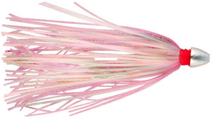 C&H Lures - Pearl Baby Lure - 1/8oz Head Pnk/PrlTinsel;1pk