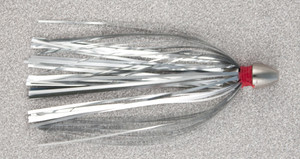 C&H Lures - Pearl Baby Lure - 1/8oz Head Sil Tinsel;1pk