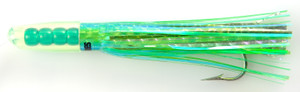 C&H Lures - Rattle Jet Lure -RR Mono - Mono Rigged; PearlGrn/Sil