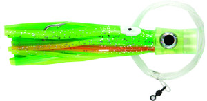 C&H Lures - Stubby Bublr Lre-RR Mono - Mono Rigged;Grn/Cht/Grn Skrt