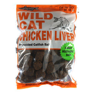 Catfish Charlie - Dough Balls - WildCat Chicken Liver 12oz