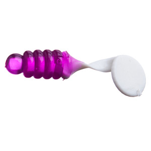 Charlie Brewer CrappSlidrGrb - 1'' Purple/White 15pk