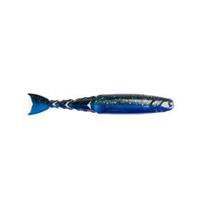 Chatterbait Chattershad - 4.5'' Black/Blue Lam 4pk