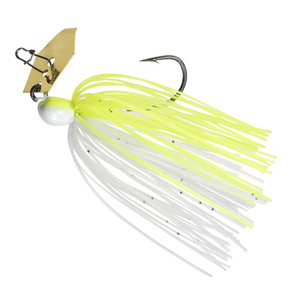 Chatterbait Micro Max - 3/16oz Chartreuse/White