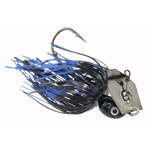 ChatterBait Project Z - 3/8oz Black/Blue 1pk