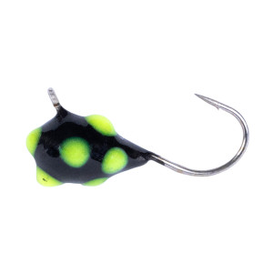 Clam Confetti Drop - #14 Black/Chartreuse