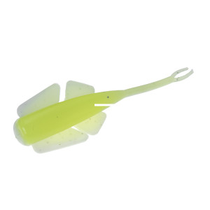 Clam Niku Flutter Fry - 1.75'' Chartreuse/Wht