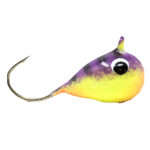 Clam Tungsten Drop Jig - #12 Glowpurptgr