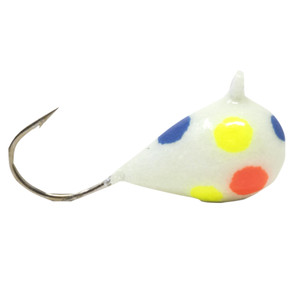 Clam Tungsten Drop Jig - #14 Wht/Glowndb