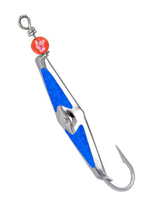 Clarkspoon Flashspoon - #0 Silver/Blue Flash Tape