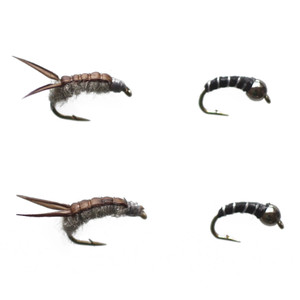 Cortland Fly Assortment - Nymph;Midge / Scud 4pk