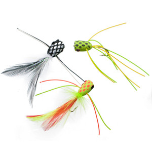 Cortland Fly Assortment - Streamer Bass Popper 3pk