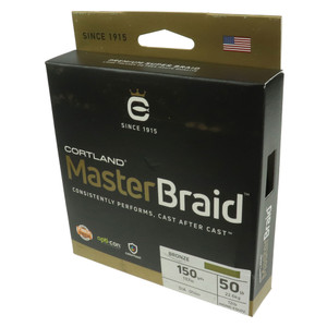 Cortland Master Braid - 150 yd Bronze 50 lb