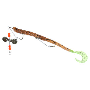 Creme Curl - Rigged - 6'' Pkn/Cht Pepper Tail 1pk