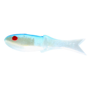 Creme Lit'l Fishie Spares - 2.5'' Wh Pearl Blue Back 10p