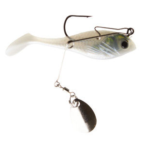 Creme Spoiler Shad Spin - 1/4oz Colorado #2-2'' Pearl