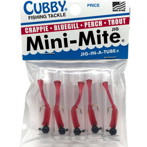 Cubby Mini-Mite - Black/Red 5pk