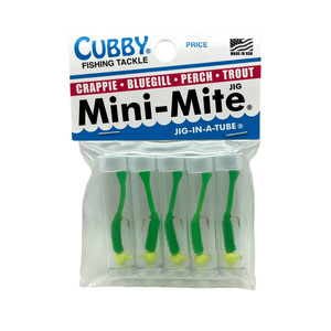 Cubby Mini-Mite - Chartreuse/Grn 5pk