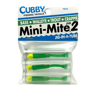 Cubby Mini-Mite2 - Chartreuse/Green 3pk