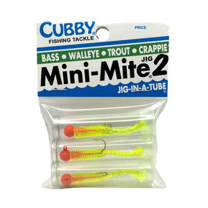 Cubby Mini-Mite2 - Or/Chartreuseglt 3pk
