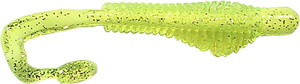 Custom Jigs - BFishinN MoxiRingie - 3'' Chartreuse/White