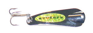 Custom Jigs - Slender Spoon - 1/4oz Sil/Chart