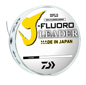 Daiwa J-Fluoro Fluoro Leader - 100 yd Clear 2 lb