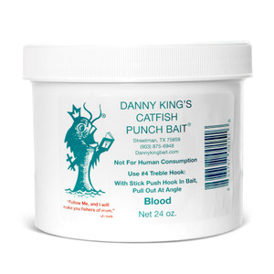 Danny King Catfsh Punch Bait - Blood 24oz