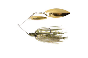 Dirty Jigs - Compact Spinnerbait - 3/8oz Golden Shiner