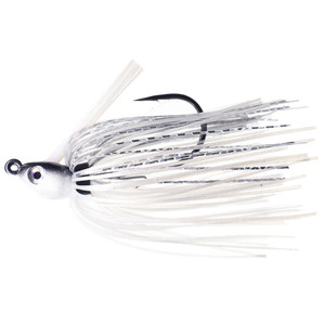 Dirty Jigs - Compact Swim Jig - 1/4oz Pearl Ghost Shiner