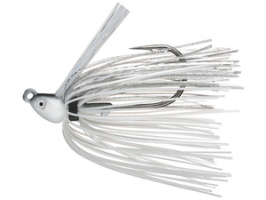 Dirty Jigs - No-Jack Swim Jig - 3/8oz Pearl Ghost Shiner 1pk